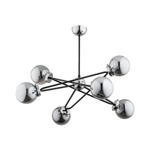 Luster na tyči SAGITO 6xE14/10W/230V chróm 25616 vyobraziť