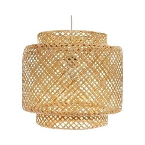 Atmosphera - Luster na lanku LIBY 1xE27/40W/230V bambus 167670 vyobraziť