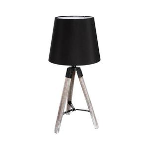 Atmosphera - Stolná lampa RUNO 1xE27/25W/230V drevo/čierna 136663 vyobraziť