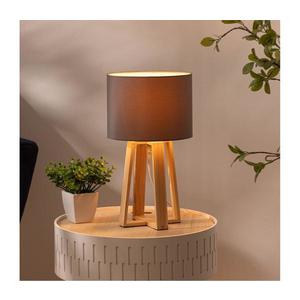 Atmosphera - Stolná lampa MOLU 1xE27/25W/230V borovica/šedá 161500B vyobraziť