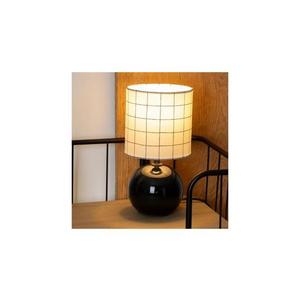 Atmosphera - Stolná lampa TIMÉO 1xE14/60W/230V čierna/biela 116289W vyobraziť