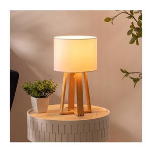 Atmosphera - Stolná lampa MOLU 1xE27/25W/230V borovica/biela 161500A vyobraziť