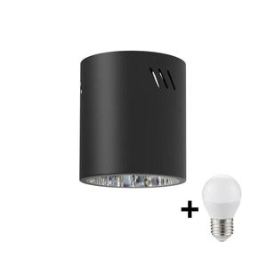 LED Bodové svietidlo GEORGE 1xE27/6W/230V pr. 11 cm čierna MI2490+KB0018 vyobraziť