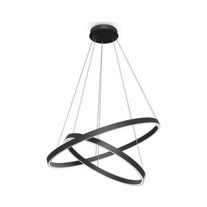 Maytoni MOD058PL-L74B3K - LED Luster na lanku RIM LED/88W/230V pr. 80 cm čierna MOD058PL-L74B3K vyobraziť