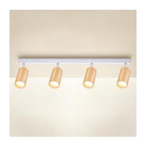 Brilagi - Bodové svietidlo SELE 4xGU10/30W/230V biela/dekor duba WO-Z4-B-OEM vyobraziť