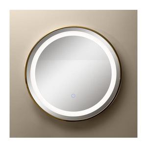 Zuma Line D251801-LED Kúp. zrkadlo s podsv. 24W/230V 3000/4000/6000K IP44 zlatá D251801 vyobraziť
