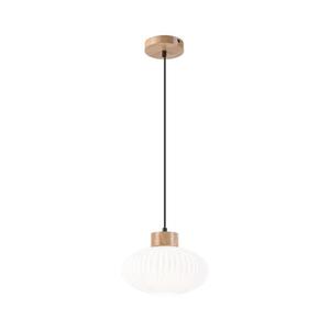 Luster na lanku HARMONY 1xE27/15W/230V pr. 25 cm biela/dub LM - 1.258 / C vyobraziť