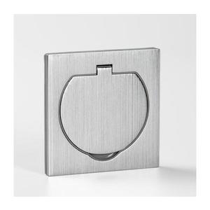 Brilagi - Vonkajšia vstavaná podlahová zásuvka IP55 matný chróm štvorcový 5B320-OEM vyobraziť