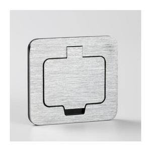 Brilagi - Vonkajšia vstavaná podlahová zásuvka IP55 matný chróm obdĺžnikový 5B322-OEM vyobraziť