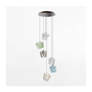 Zuma Line MD3350A-6BL/MIX - LED Luster na lanku COLORE 6xLED/6W/230V čierna/pestr. MD3350A-6BL/MIX vyobraziť