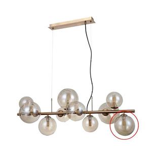 - Náhradné sklo k lustru a nástennému svietidlu CANELLO G9 pr. 15 cm hnedá CZ.PND-406007-HBR.15 vyobraziť