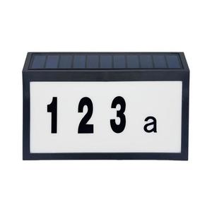 LED Solárne domové číslo NUMERO LED/3, 7V 6000K 1200 mAh IP44 čierna 329493 vyobraziť