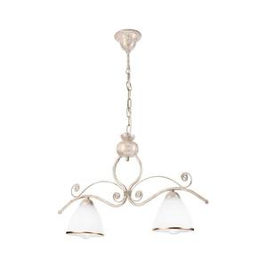 Luster na reťazi RETRO 2xE27/60W/230V zlatá/patina LM-2.51/BIAŁY vyobraziť