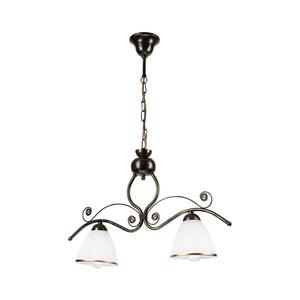 Luster na reťazi RETRO 2xE27/60W/230V bronzová/patina LM-2.51/CZARNY vyobraziť