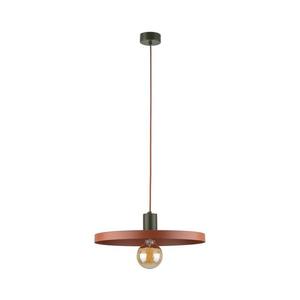 Luster na lanku SILA 1xE27/15W/230V pr. 40 cm tehlová/zelená 10750 vyobraziť