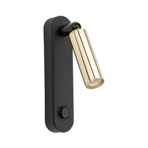 Nástenné bodové svietidlo ENZO 1xG9/8W/230V čierna/zlatá 6623 vyobraziť