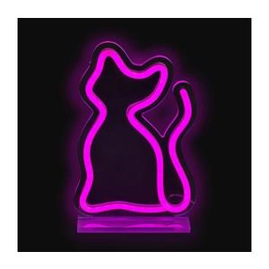 2Kids Toys - LED Neónova stolná dekorácia LED/5W/USB mačka 2D98112 vyobraziť