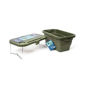 Skladací kempingový piknikový košík s vekom 2v1 zelená PCP16GR vyobraziť