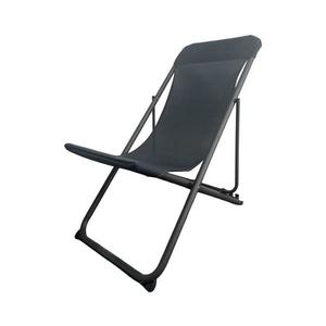 Skladacie kempingové ležadlo čierna PCSB028B vyobraziť