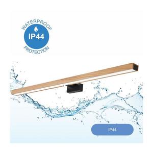 Brilagi-LED Kúpeľňové osvetlenie zrkadla WOODY MIRROR LED/15W/230V IP44 dub/čierna 8590828610175 vyobraziť