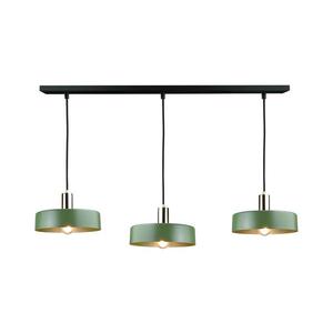 Keter Lighting Luster na lanku HAKI 3xE27/60W/230V zelená/čierna/lesklý chróm 2976 vyobraziť