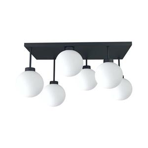 Keter Lighting Prisadený luster DEA 6xE14/60W/230V čierna/biela 2904 vyobraziť