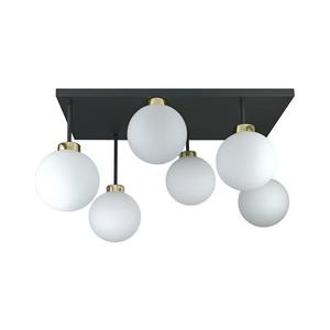 Keter Lighting Prisadený luster DEA 6xE14/60W/230V čierna/zlatá/biela 2907 vyobraziť