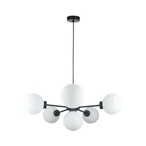 Keter Lighting Luster na lanku KALIOPE 6xE14/50W/230V čierna/biela 2923 vyobraziť