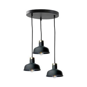 Keter Lighting Luster na lanku HEBE 3xE27/60W/230V čierna 2591 vyobraziť