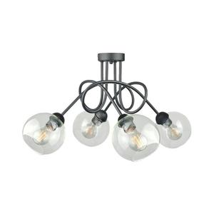 Keter Lighting Prisadený luster EVIE 4xE27/60W/230V antracit/číra 2797 vyobraziť