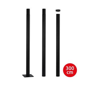 Brilagi - Kovová tyč pre stĺp vonkajšieho osvetlenia URBAN 3 m stožiar čierna BRI163 vyobraziť