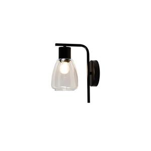 Nástenná lampa MOLDO 1xE27/40W/230V čierna/číra 21-35110 vyobraziť