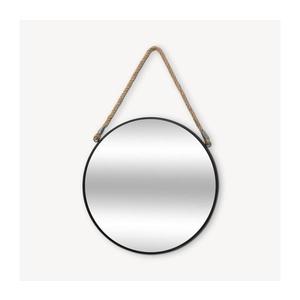 Atmosphera - Nástenné zrkadlo EDEN pr. 38 cm čierna 121409A vyobraziť