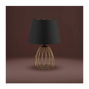 Eglo 390039 - Stolná lampa JAZMINIA 1xE27/40W/230V čierna/zlatá 390039 vyobraziť