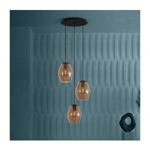 Eglo 390161 - Luster na lanku ESTANYS 3xE27/40W/230V hnedá 390161 vyobraziť