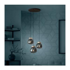 Eglo 390319 - Luster na lanku MAGACELA 3xE27/40W/230V dymová 390319 vyobraziť