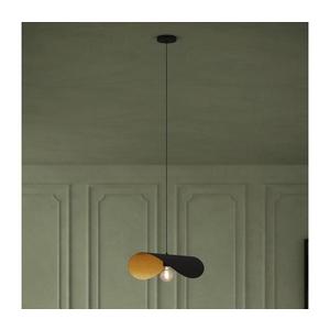 Eglo 390393 - Luster na lanku SACEDA 1xE27/40W/230V 53 cm čierna/zlatá 390393 vyobraziť