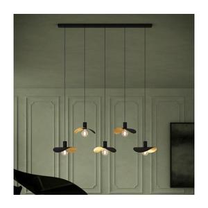 Eglo 390396 - Luster na lanku SACEDA 5xE27/40W/230V čierna/zlatá 390396 vyobraziť