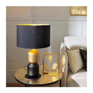 Eglo 390188 - Stolná lampa LAURIGNANO 1xE27/40W/230V čierna/zlatá 390188 vyobraziť