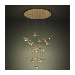 Eglo 390398 - LED Stmievateľný luster na lanku PARATEBUENO 17xLED/3W/230V zlatá 390398 vyobraziť