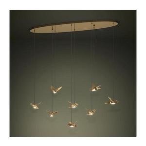 Eglo 390397 - LED Stmievateľný luster na lanku PARATEBUENO 8xLED/4, 2W/230V zlatá 390397 vyobraziť