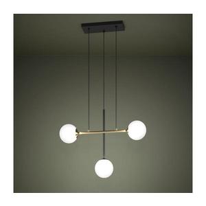 Eglo 390177 - Luster na lanku PAZ 3xE14/40W/230V zlatá/čierna 390177 vyobraziť