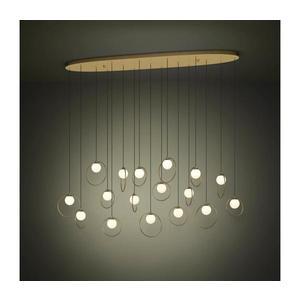 Eglo 390348 - LED Stmievateľný luster na lanku PORTOCOLOM 17xLED/3W/230V zlatá 390348 vyobraziť