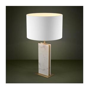 Eglo 390409 - Stolná lampa BELESAR 1xE27/40W/230V biela 390409 vyobraziť