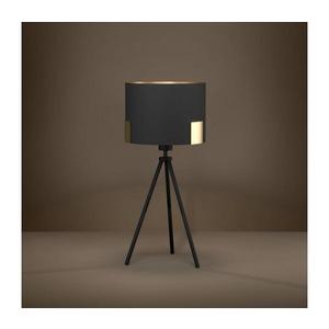 Eglo 39965 - Stolná lampa TORTOLA 1xE27/40W/230V čierna/zlatá 39965 vyobraziť