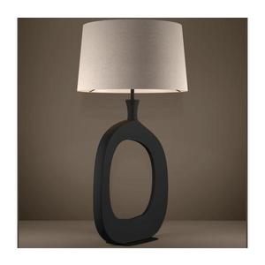 Eglo 390424 - Stolná lampa DIEZMA 1xE27/60W/230V 88 cm čierna/krémová 390424 vyobraziť