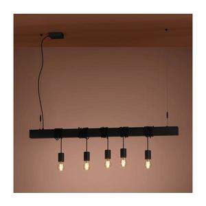 Eglo 39937 - Luster na lanku TOWNSHEND-B 5xE27/40W/230V čierna 39937 vyobraziť