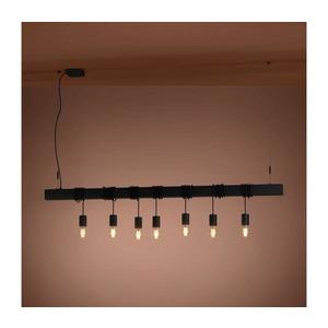 Eglo 39938 - Luster na lanku TOWNSHEND-B 7xE27/40W/230V čierna 39938 vyobraziť