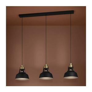 Eglo 390231 - Luster na lanku ESPINARDO 3xE27/40W/230V čierna/zlatá 390231 vyobraziť