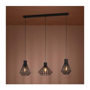 Eglo 390125 - Luster na lanku BASIDANO 3xE27/40W/230V čierna 390125 vyobraziť